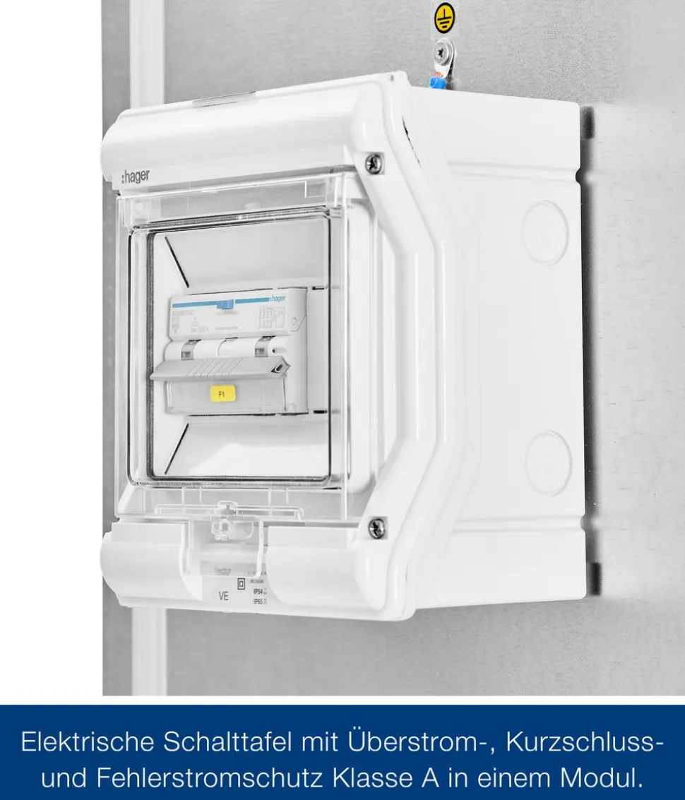 Hörmann Juno/EcoStar Juno/Euroline Elektropanel mit 3-Phasen-Wechselstrom, ca. B47/H170/T2 cm
