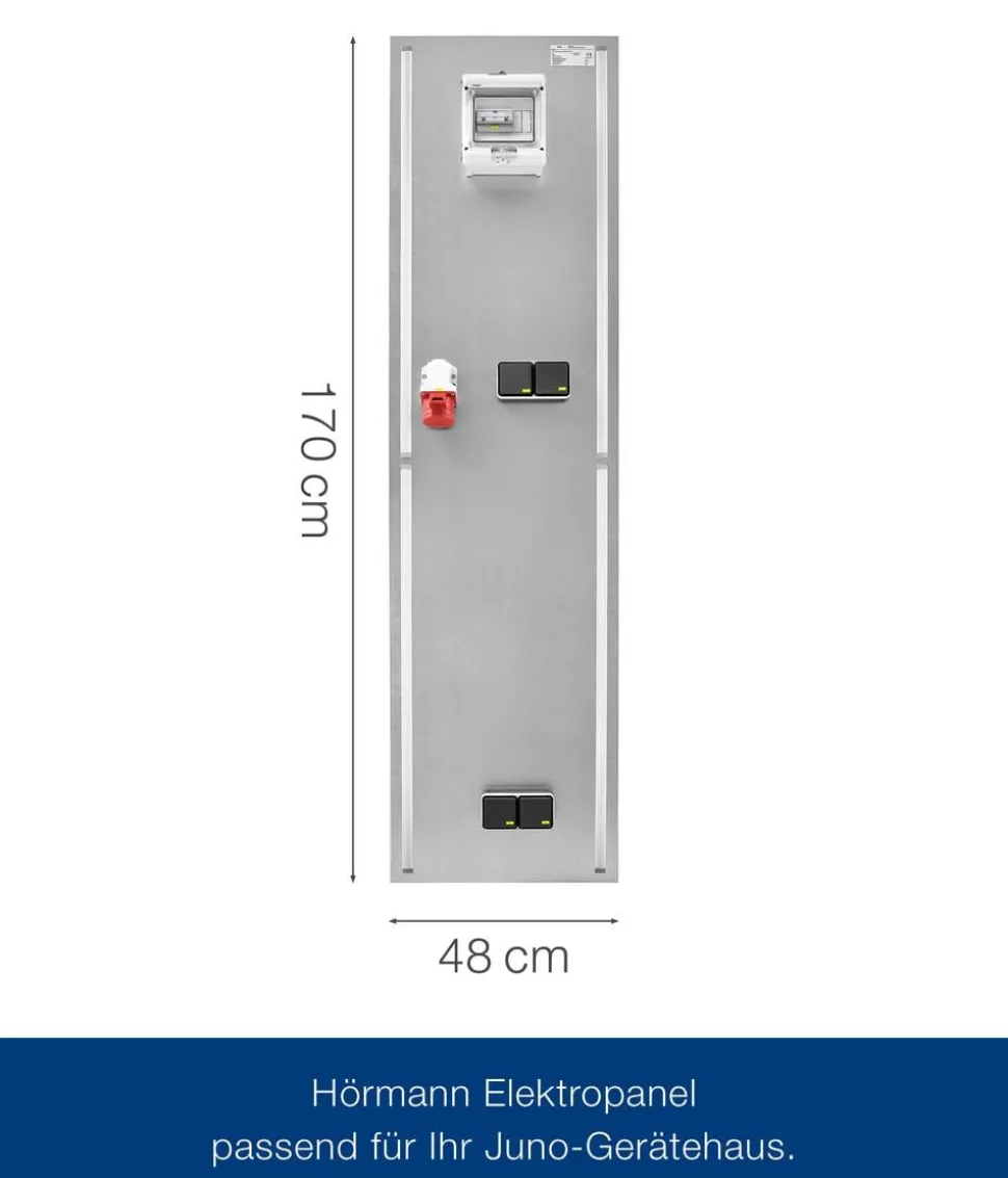 Hörmann Juno/EcoStar Juno/Euroline Elektropanel mit 3-Phasen-Wechselstrom, ca. B47/H170/T2 cm