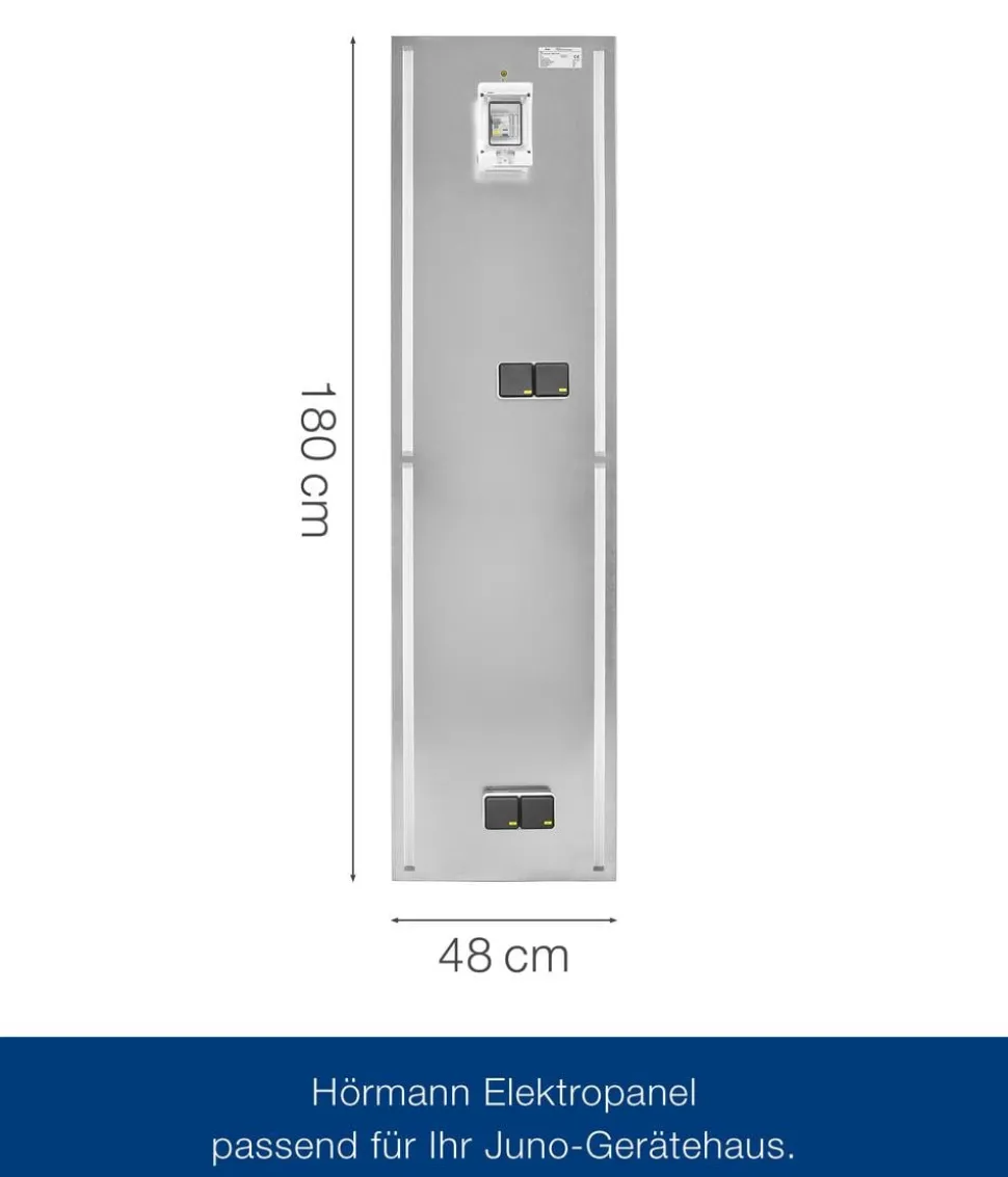 Hörmann Juno Elektropanel mit 1-Phasen-Wechselstrom, ca. B47/H180/T2 cm