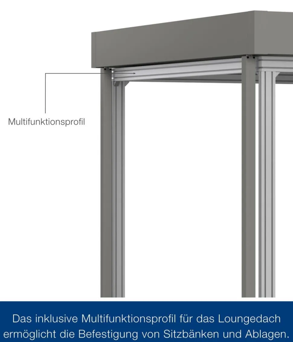 Hörmann Juno Loungedach für JFD5/9/12, ca. B225/H220/T229 cm