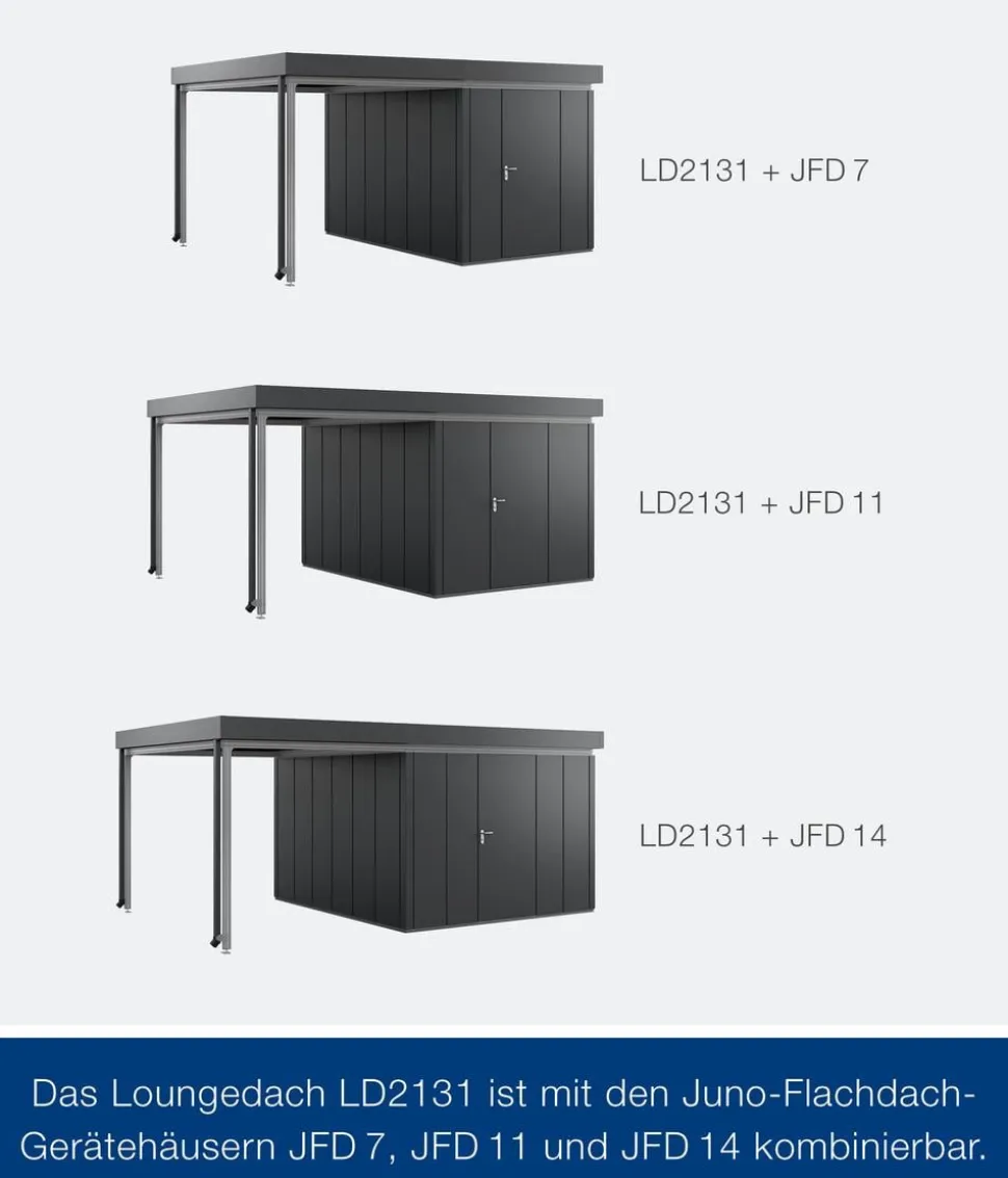 Hörmann Juno Loungedach für JFD7/11/14, ca. B225/H220/T325 cm