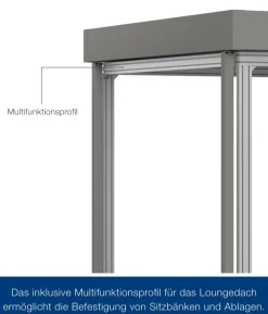 Hörmann Juno Loungedach für JFD6/10/13, ca. B225/H220/T277 cm