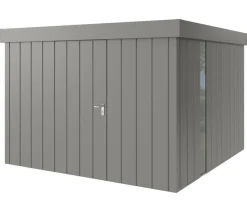 Hörmann Metallgerätehaus Juno JFD14 M-Sk Motiv Modern bodentiefes Fenster, ca. B325/H222/T325 cm