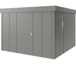 Hörmann Metallgerätehaus Juno JFD14 L-Sk Motiv Design bodentiefes Fenster, ca. B325/H222/T325 cm
