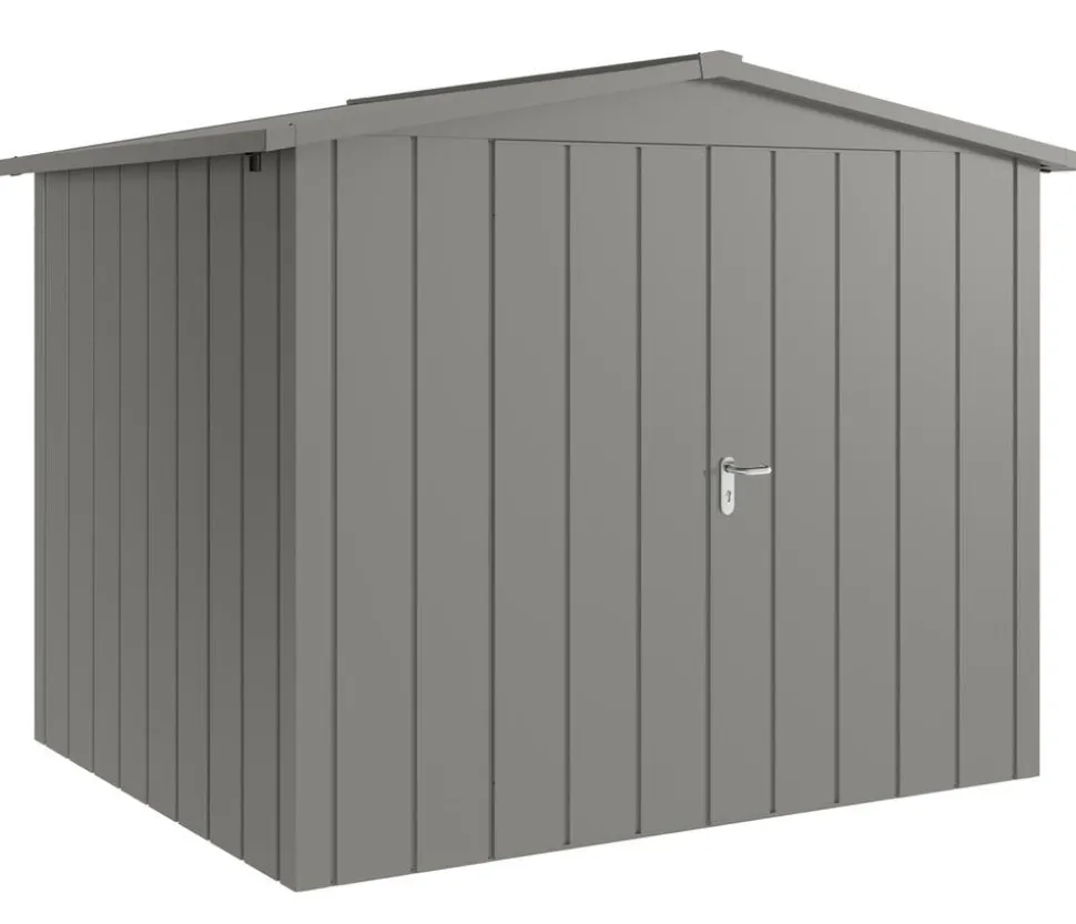 Hörmann Metallgerätehaus Juno JSD9 M-Sk Motiv Modern mit Doppeltür, ca. B285/H227/T237 cm