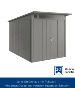 Hörmann Metallgerätehaus Juno JPD8 M-Sk Motiv Modern, ca. B277/H224/T214 cm