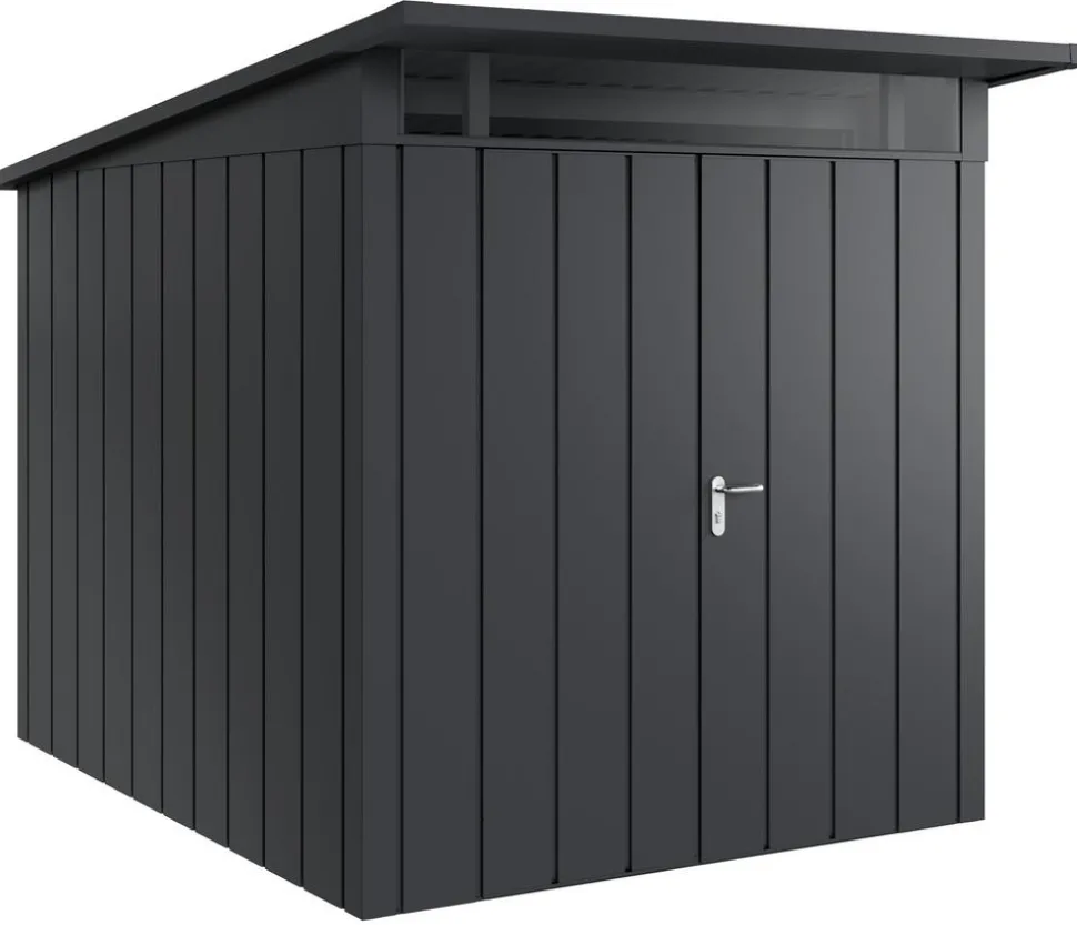Hörmann Metallgerätehaus Juno JPD6 M-Sk Motiv Modern mit Doppeltür, ca. B229/H232/T310 cm