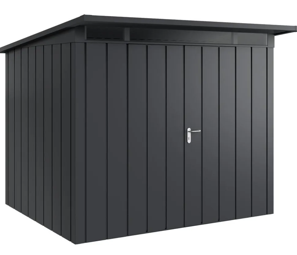 Hörmann Metallgerätehaus Juno JPD9 M-Sk Motiv Modern mit Doppeltür, ca. B277/H224/T262 cm