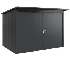 Hörmann Metallgerätehaus Juno JPD12 L-Sk Motiv Design mit Doppeltür, ca. B325/H224/T262 cm