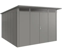Hörmann Metallgerätehaus Juno JPD6 L-Sk Motiv Design mit Doppeltür, ca. B229/H232/T310 cm