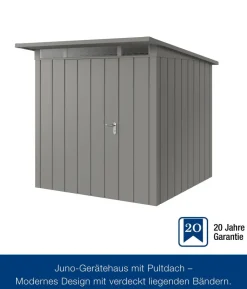 Hörmann Metallgerätehaus Juno JPD5 M-Sk Motiv Modern, ca. B229/H224/T262 cm