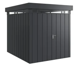 Hörmann Metallgerätehaus Juno JFD4 M-Sk Motiv Modern bodentiefes Fenster, ca. B229/H222/T181 cm