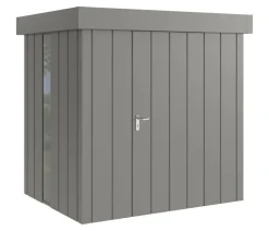 Hörmann Metallgerätehaus Juno JFD4 M-Sk Motiv Modern bodentiefes Fenster, ca. B229/H222/T181 cm