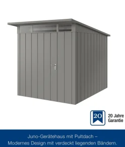Hörmann Metallgerätehaus Juno JPD6 M-Sk Motiv Modern, ca. B229/H232/T310 cm