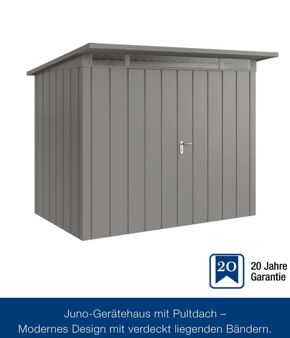 Hörmann Metallgerätehaus Juno JPD12 L-Sk Motiv Design, ca. B325/H224/T262 cm