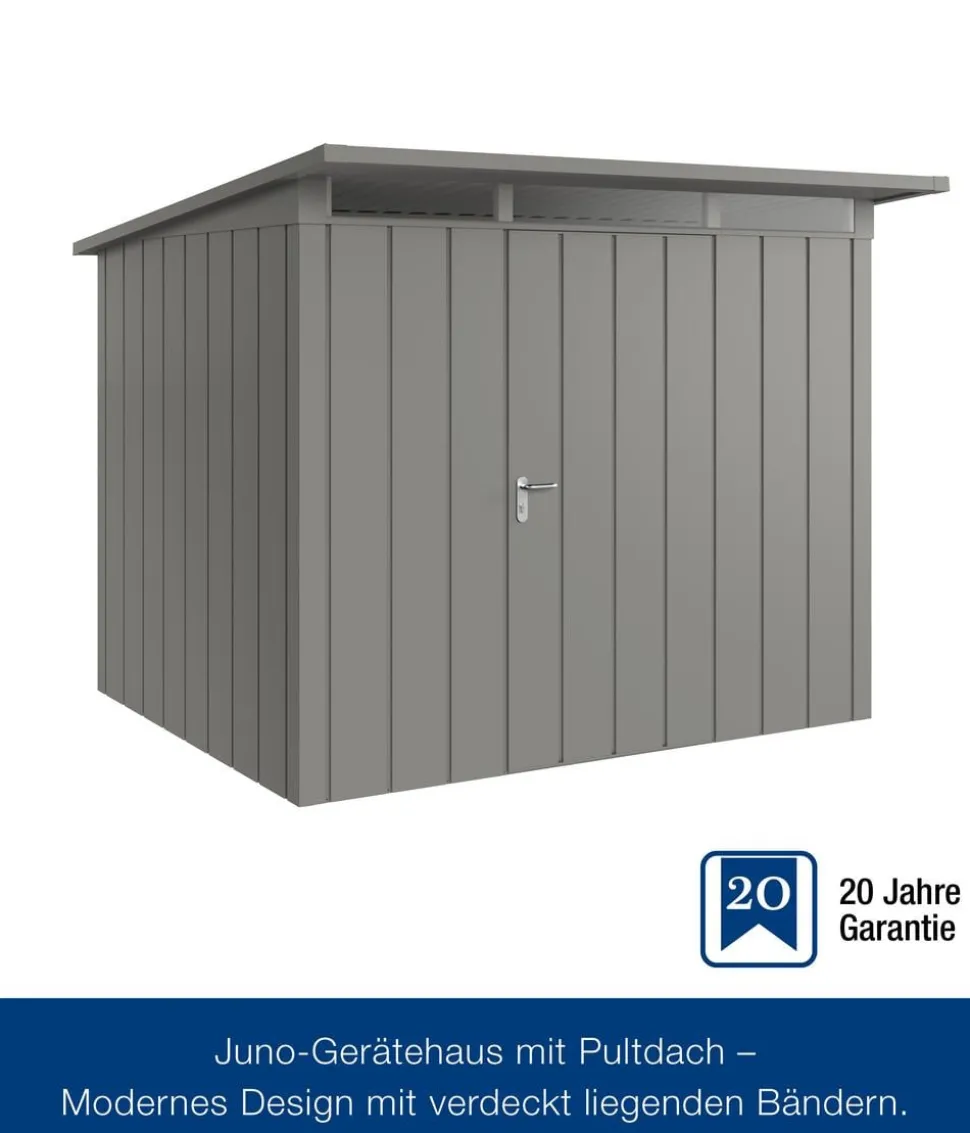 Hörmann Metallgerätehaus Juno JPD14 M-Sk Motiv Modern, ca. B325/H232/T358 cm
