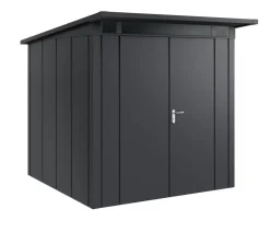 Hörmann Metallgerätehaus Juno JPD5 L-Sk Motiv Design mit Doppeltür, ca. B229/H224/T262 cm