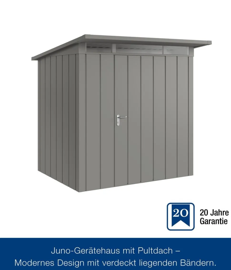 Hörmann Metallgerätehaus Juno JPD4 M-Sk Motiv Modern, ca. B229/H224/T214 cm