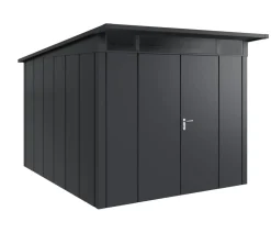 Hörmann Metallgerätehaus Juno JPD11 L-Sk Motiv Design mit Doppeltür, ca. B277/H232/T358 cm