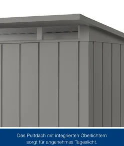 Hörmann Metallgerätehaus Juno JPD13 M-Sk Motiv Modern, ca. B325/H232/T310 cm