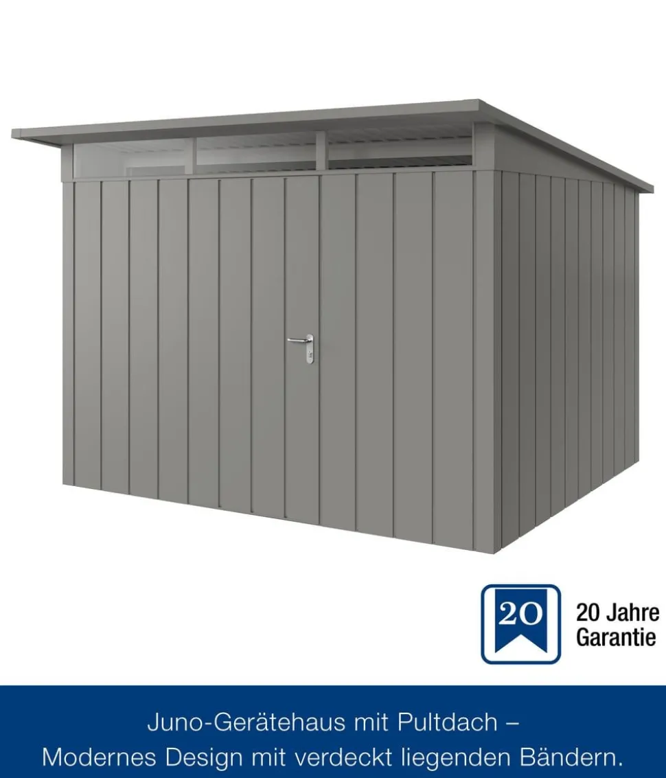 Hörmann Metallgerätehaus Juno JPD13 M-Sk Motiv Modern, ca. B325/H232/T310 cm