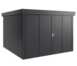 Hörmann Metallgerätehaus Juno JFD14 L-Sk Motiv Design mit Doppeltür, ca. B325/H222/T325 cm