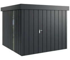 Hörmann Metallgerätehaus Juno JFD10 M-Sk Motiv Modern bodentiefes Fenster, ca. B277/H222/T277 cm