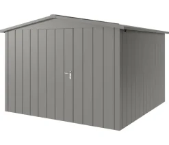 Hörmann Metallgerätehaus Juno JFD10 M-Sk Motiv Modern bodentiefes Fenster mit Doppeltür, ca. B277/H222/T277 cm