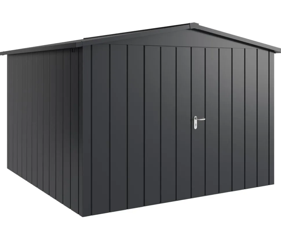 Hörmann Metallgerätehaus Juno JSD14 M-Sk Motiv Modern mit Doppeltür, ca. B333/H231/T325 cm