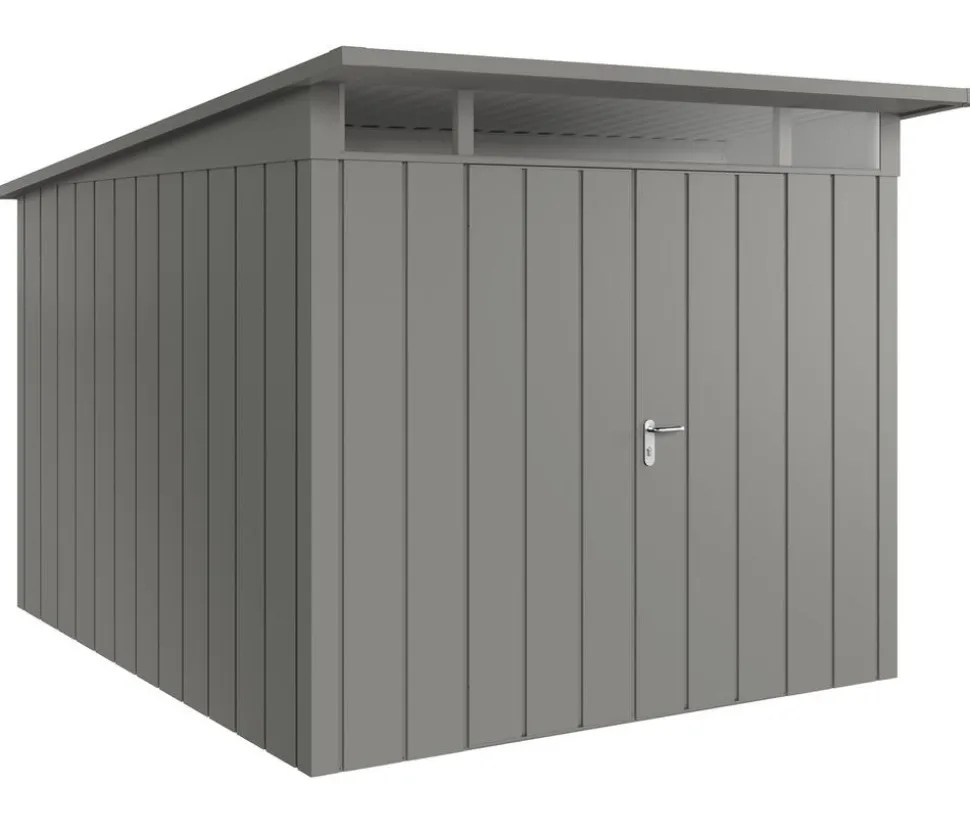 Hörmann Metallgerätehaus Juno JPD11 M-Sk Motiv Modern mit Doppeltür, ca. B277/H232/T358 cm