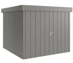 Hörmann Metallgerätehaus Juno JFD10 M-Sk Motiv Modern mit Doppeltür, ca. B277/H222/T277 cm