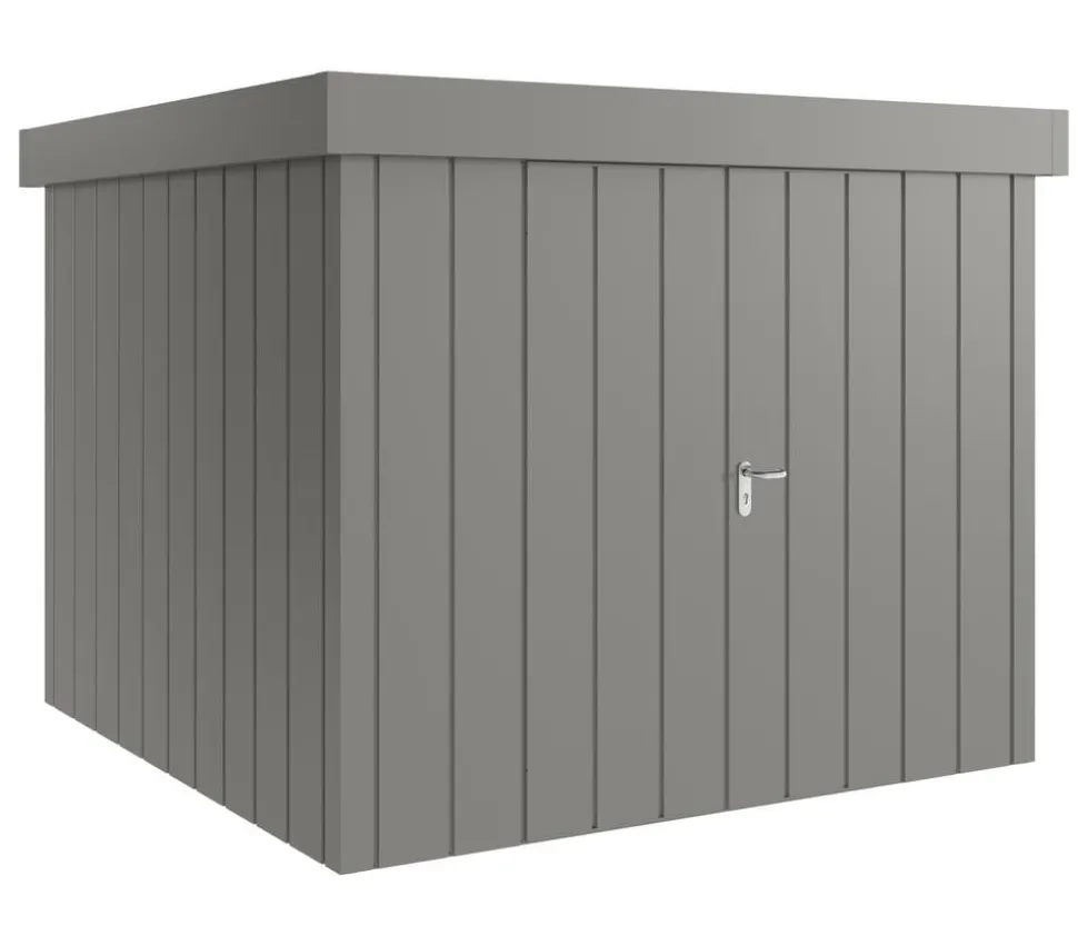 Hörmann Metallgerätehaus Juno JFD10 M-Sk Motiv Modern mit Doppeltür, ca. B277/H222/T277 cm