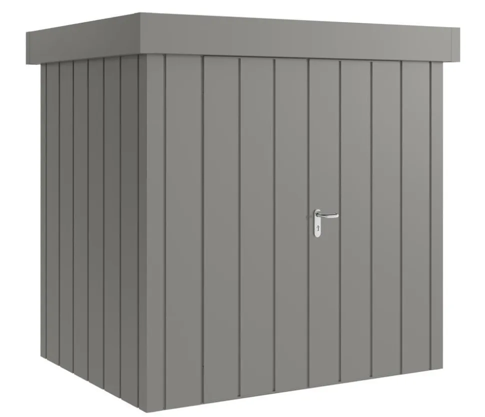 Hörmann Metallgerätehaus Juno JFD4 M-Sk Motiv Modern mit Doppeltür, ca. B229/H222/T181 cm