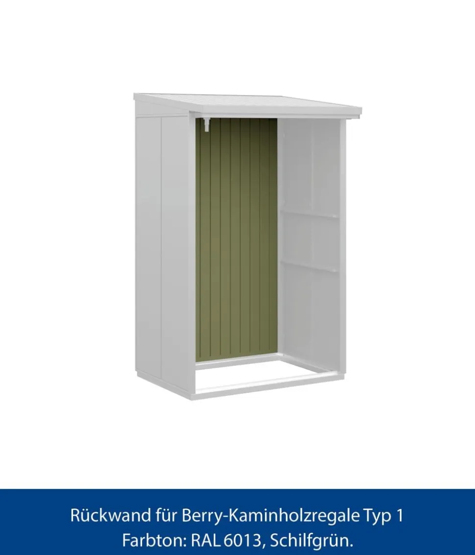 Hörmann Rückwand für Berry-Kaminholzregal Typ 1, ca. B117,3/H188 cm