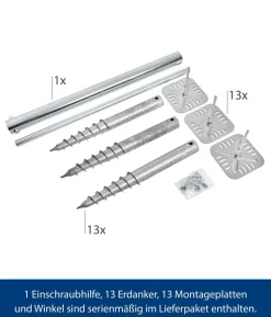 Hörmann Schraubfundament Set Typ 3