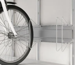 Hörmann Stahl-Fahrradhalter waagerecht kurz, ca. B48 cm