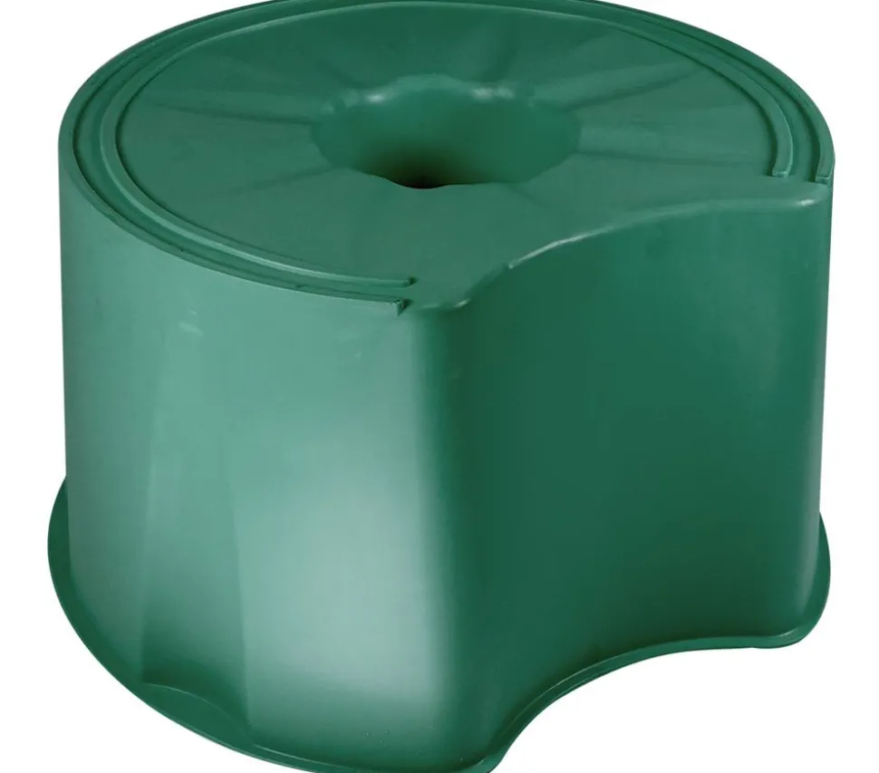 ICS Kunststoff-Sockel für Regentonne 210/310 l, rund, dunkelgrün