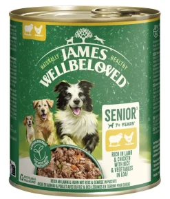 James Wellbeloved Nassfutter für Hunde Senior, Lamm & Huhn in Pastete