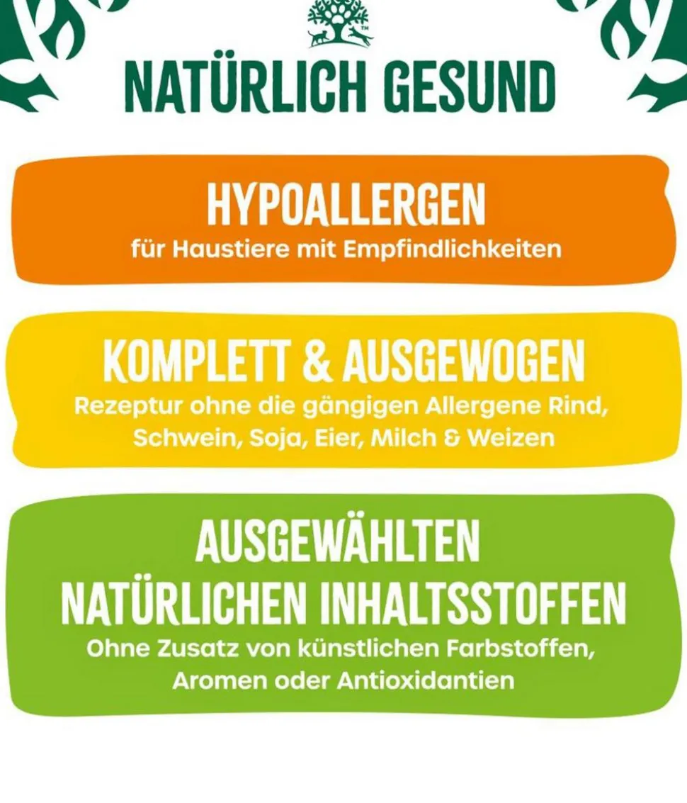 James Wellbeloved Nassfutter für Hunde Adult, Lamm & Huhn in Pastete