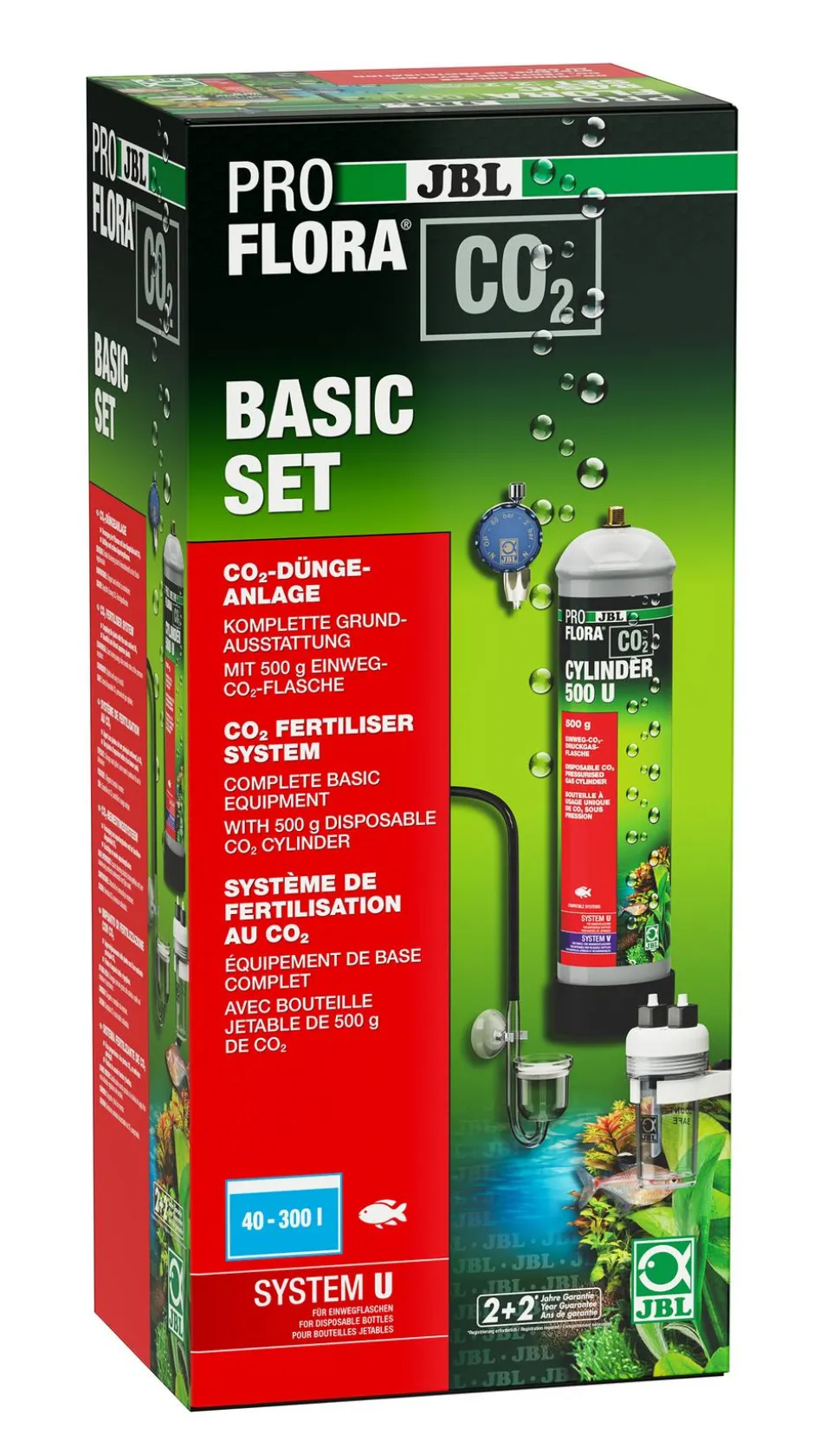 JBL PROFLORA CO2 Basic Set System U, 40-300 l
