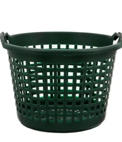 JOPA Kunststoff-Gartenkorb, grün, ca. Ø45/H31 cm