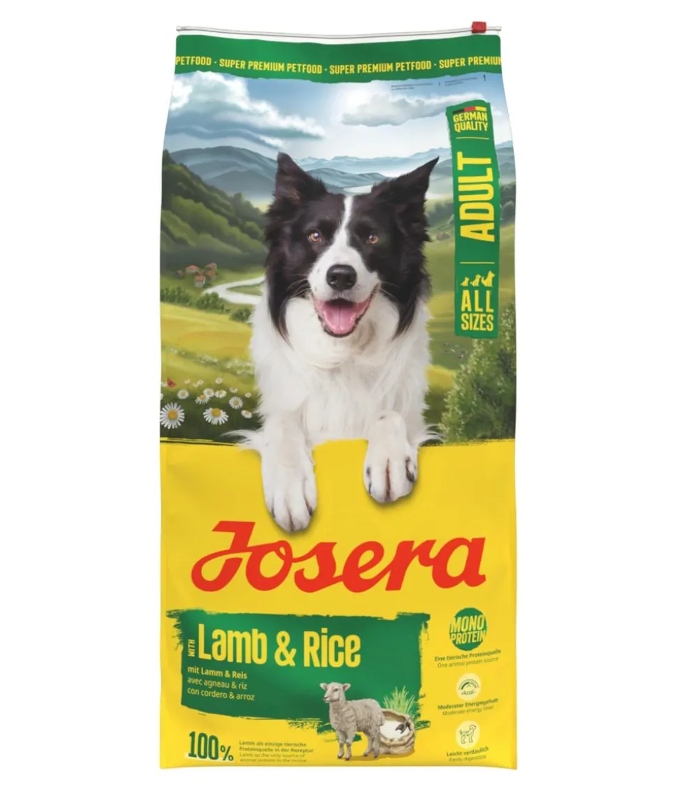 Josera Trockenfutter für Hunde Adult, Lamm & Reis
