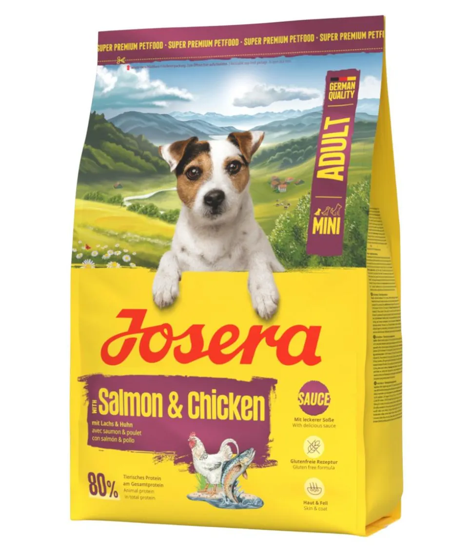 Josera Trockenfutter für Hunde Mini Adult, Lachs & Huhn
