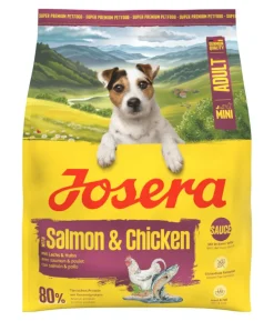 Josera Trockenfutter für Hunde Mini Adult, Lachs & Huhn
