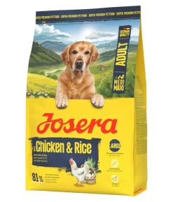 Josera Trockenfutter für Hunde Medi/Maxi Adult, Huhn & Reis