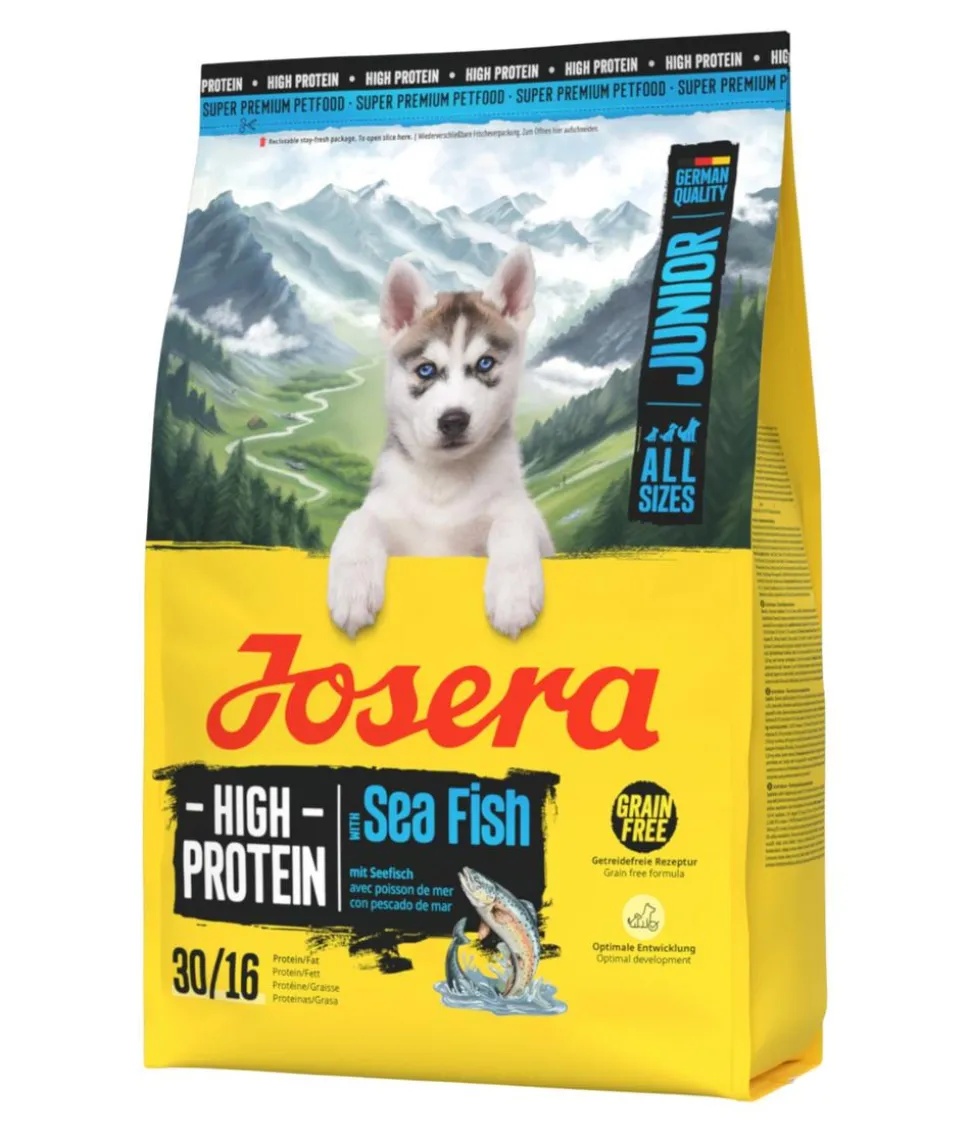 Josera Trockenfutter für Hunde High Protein Junior, Seelachs