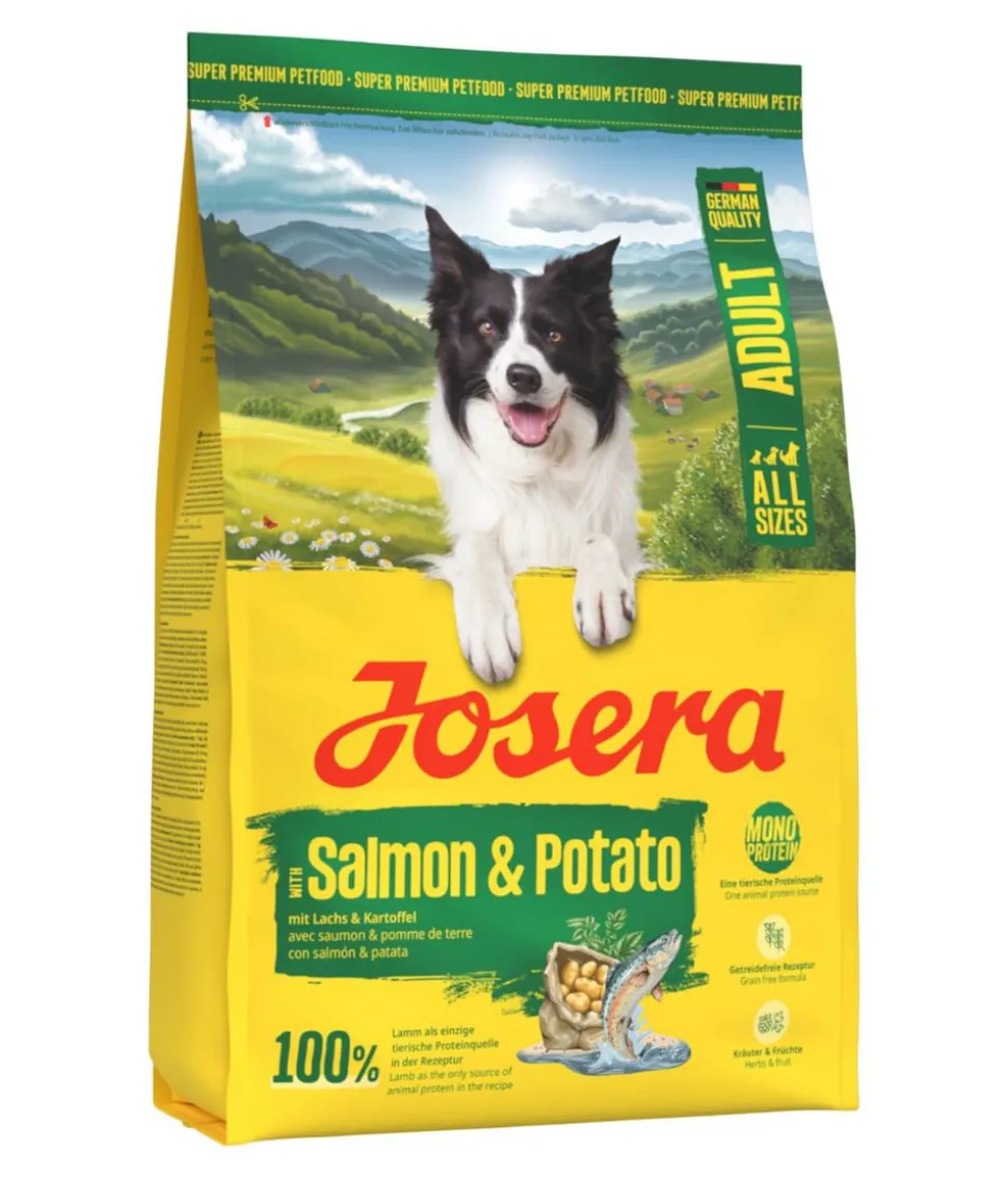 Josera Trockenfutter für Hunde Adult, Lachs & Kartoffel