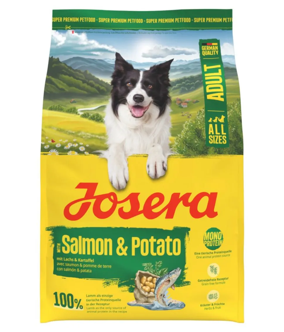 Josera Trockenfutter für Hunde Adult, Lachs & Kartoffel