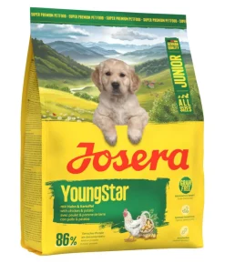 Josera Trockenfutter für Hunde YoungStar Junior, Huhn & Kartoffel