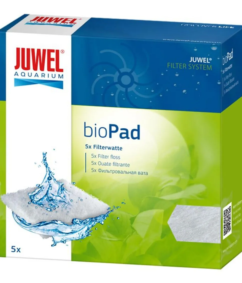 JUWEL® AQUARIUM Aquariumzubehör Filterwatte bioPad M, 5er-Set